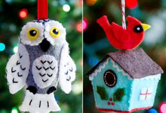 New Year's crafts: sewing toys and decorations for the home